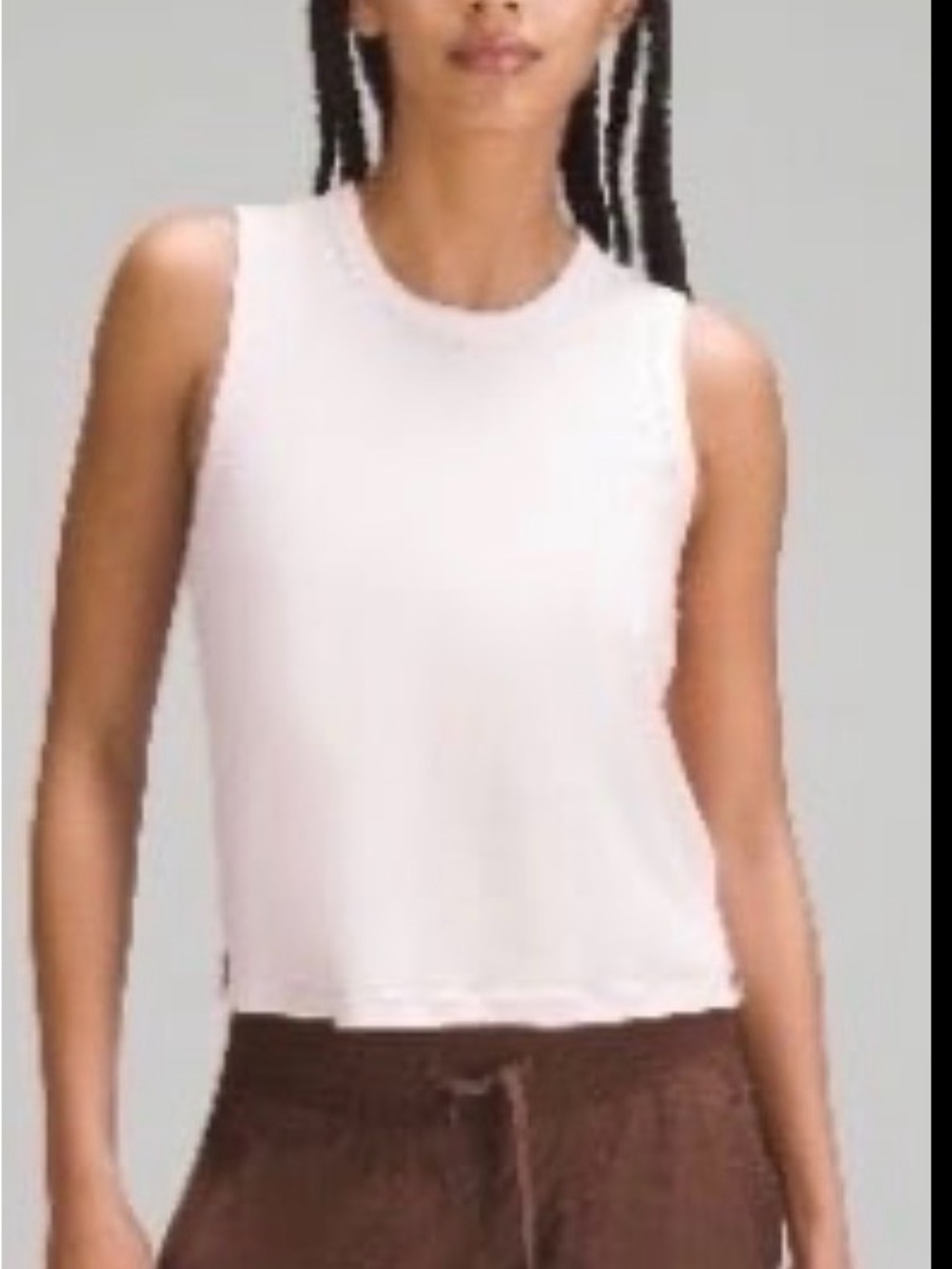 Lululemon Classic Light Pink Tank Top, Size 8